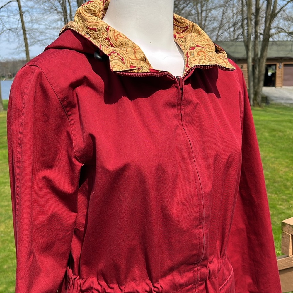 Vintage Casual Corner Annex reversible paisley & red jacket MP - Picture 3 of 10